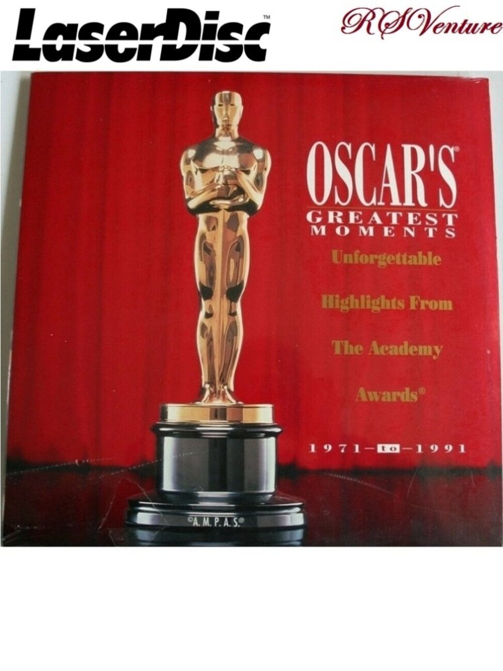 LaserDisc Video "OSCAR'S GREATEST MOMENTS"